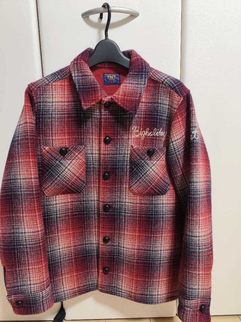 TMT CPO ジャケット　オンブレ　チェック　S　キムタク着用ブランド