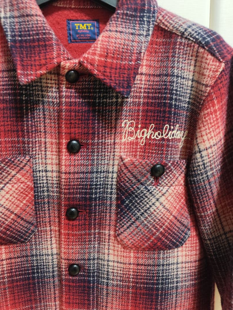 TMT CPO ジャケット　オンブレ　チェック　S　キムタク着用ブランド