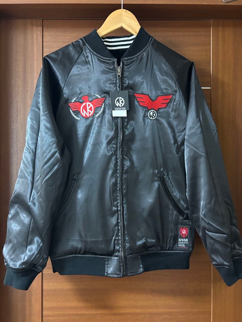 タ*ー様 新品未使用 キン肉マン スカジャン リバーシブル Mサイズ 黒 大阪限