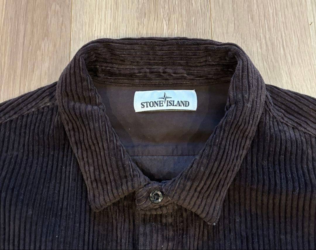 トップス STONE  Corduroy Logo Shirt