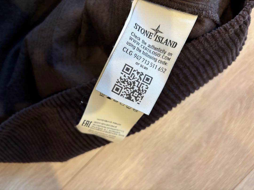 トップス STONE  Corduroy Logo Shirt