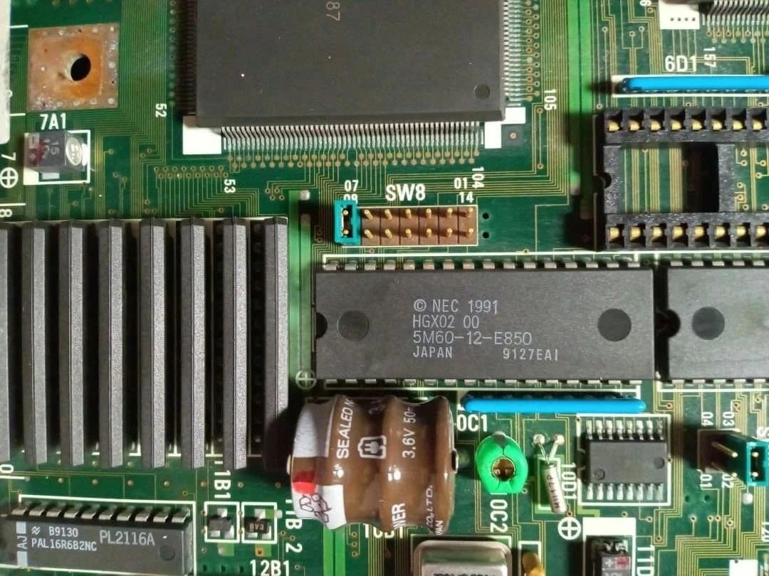 NEC PC9801UR マザーボード 1987年製