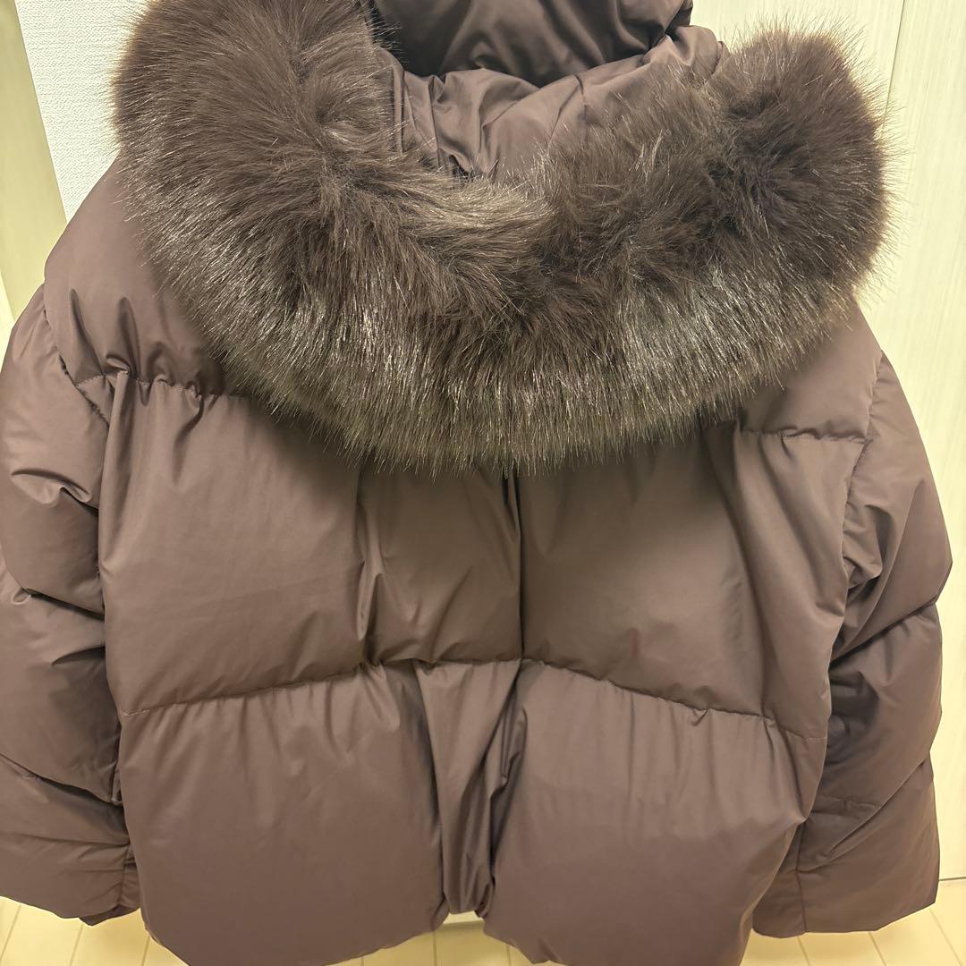 フレイアイディー　フードファーショートダウンコート