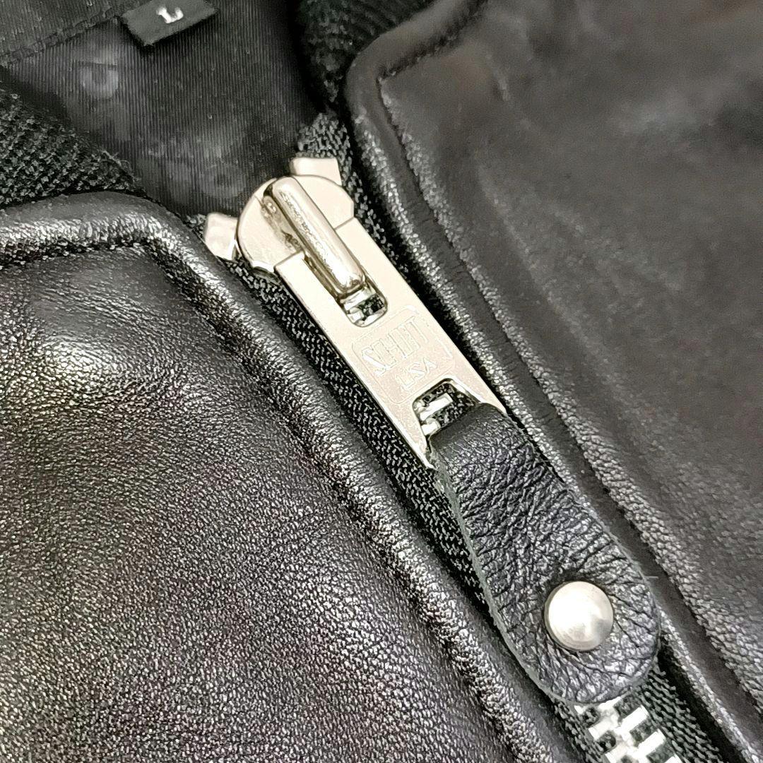 美品★SCHOTT　ショット　BOWERY　バワリー　レザージャケット　ブラック