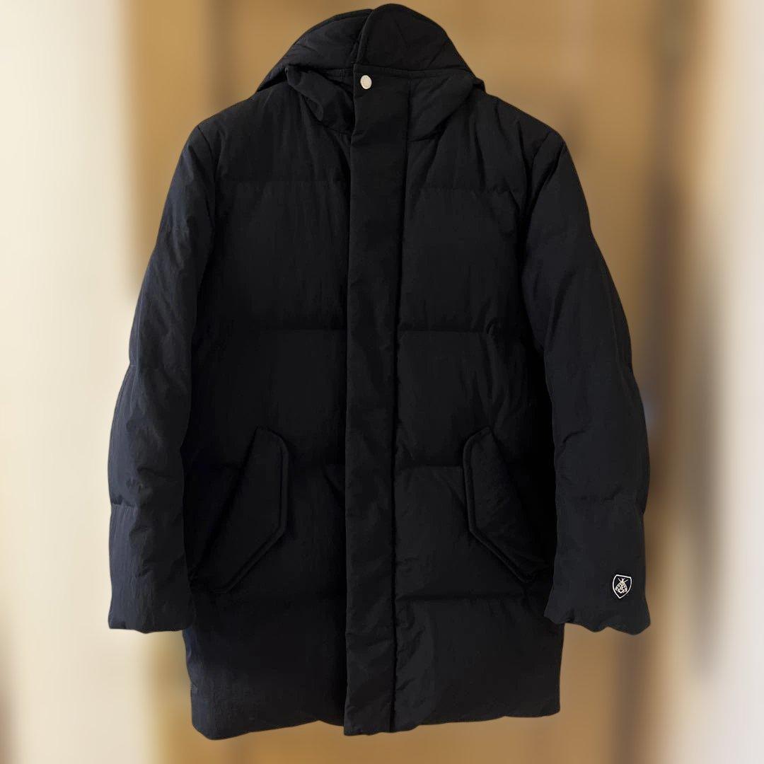 オーシバル　ダウンコート　サイズ1 ブラック　ファー付き