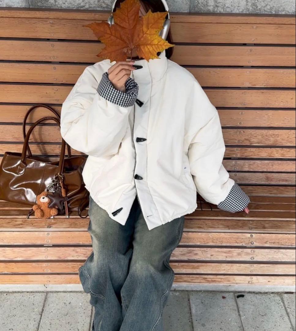 YOLO ギンガムチェックリバーシブルジャケット