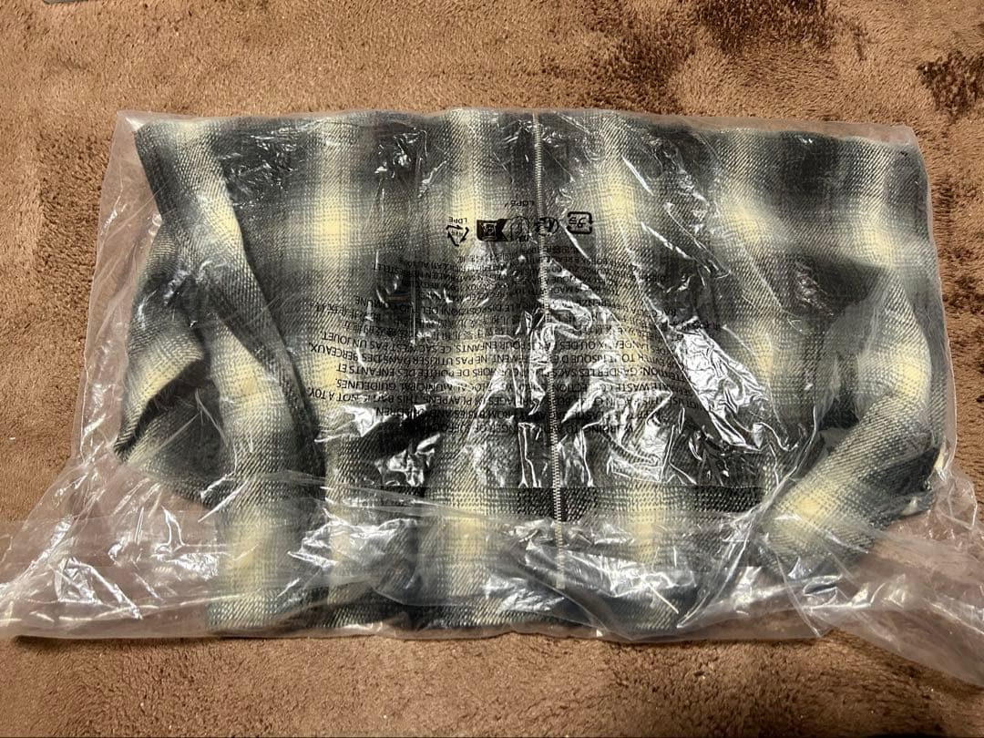 トップス Supreme Studded Shadow Plaid ZipUp Shirt