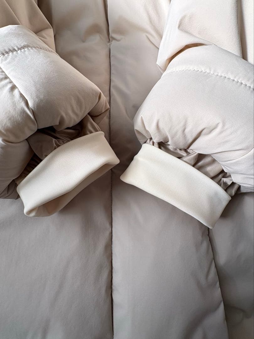 【超美品】ダンスキン　ハイロフトダウンコートMサイズ　サンドベージュ