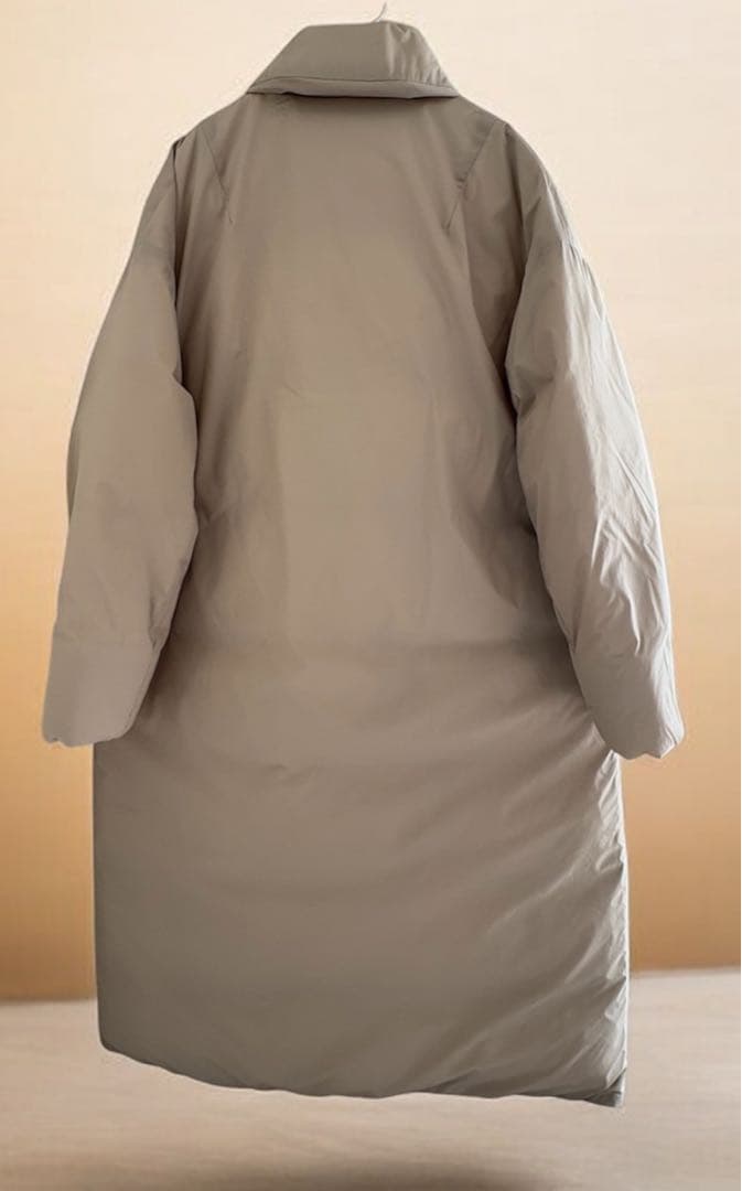 【超美品】ダンスキン　ハイロフトダウンコートMサイズ　サンドベージュ