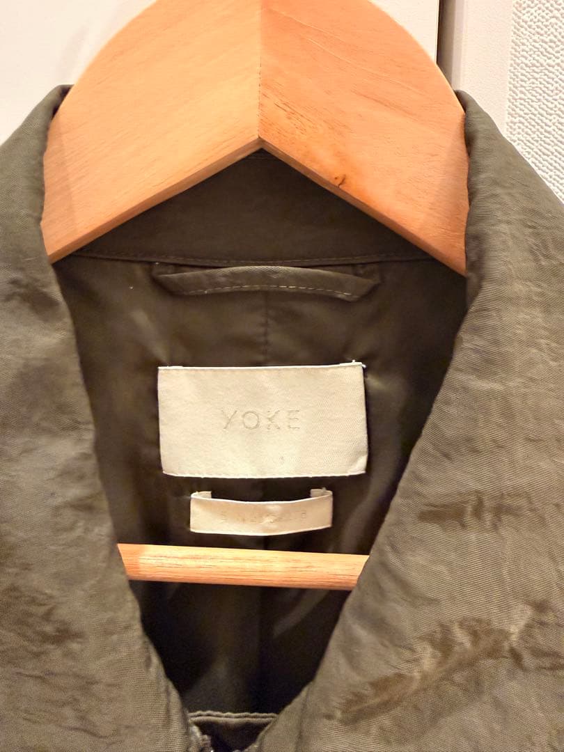 ジャケット・アウター yoke 25SS NYLON BOMBER JACKET