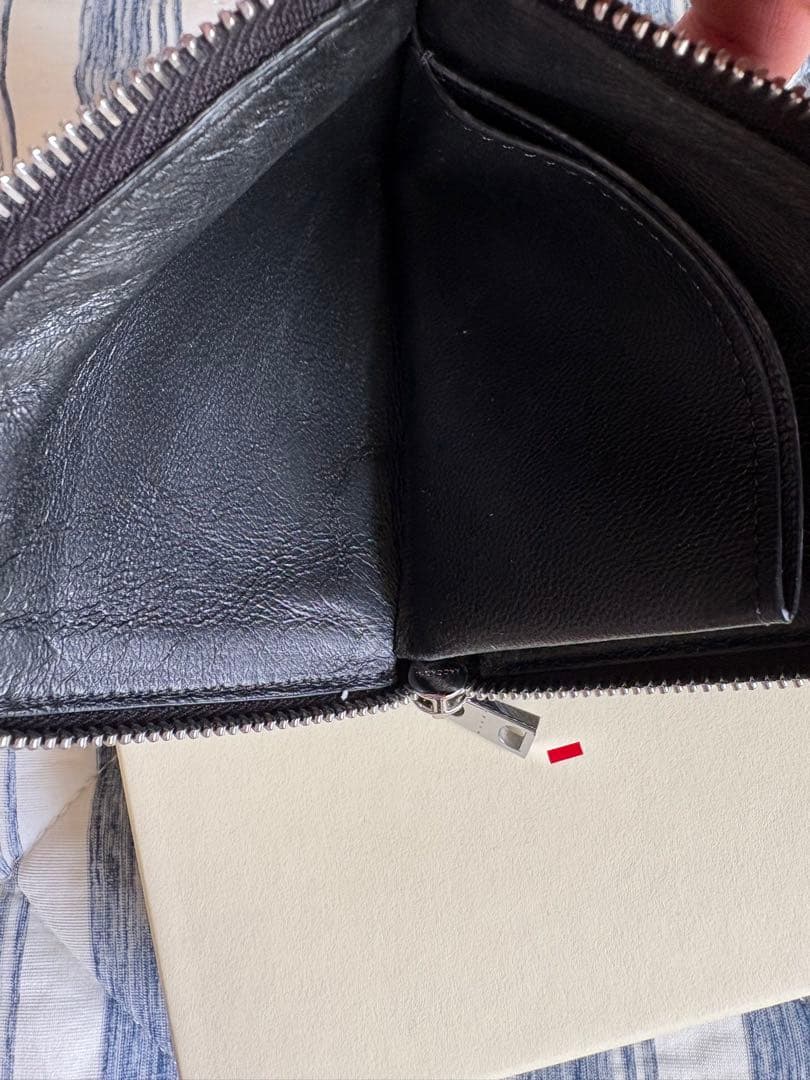 k*9様 MARNI ブラックレザー 財布