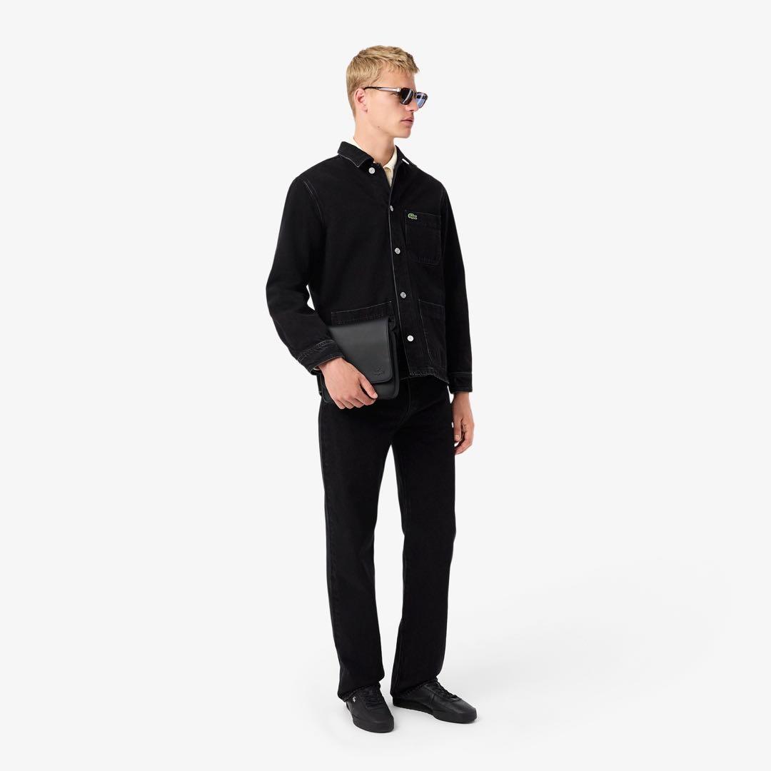 【美品】ラコステ　ショルダーバッグ　ブラック