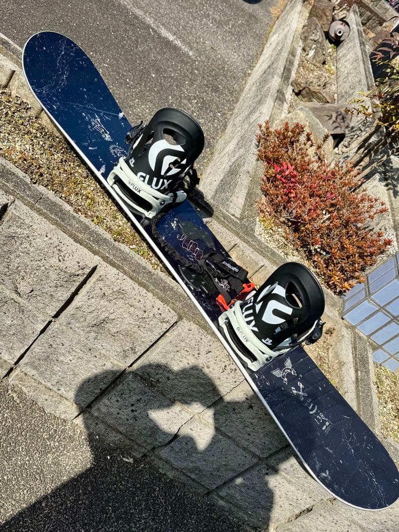 FLUX PR スノーボードバインディング ホワイト/ブラック