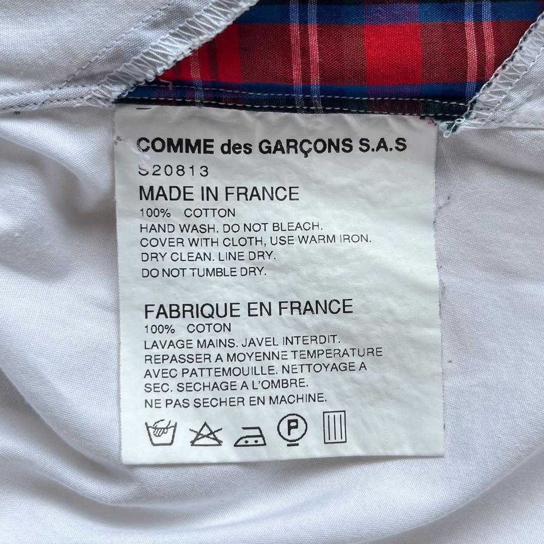 COMMEd es GARCONS SHIRT GIRL シャツ チェック XS