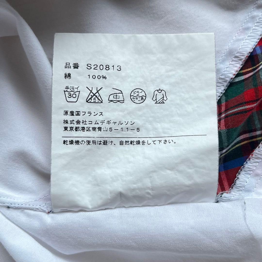 COMMEd es GARCONS SHIRT GIRL シャツ チェック XS