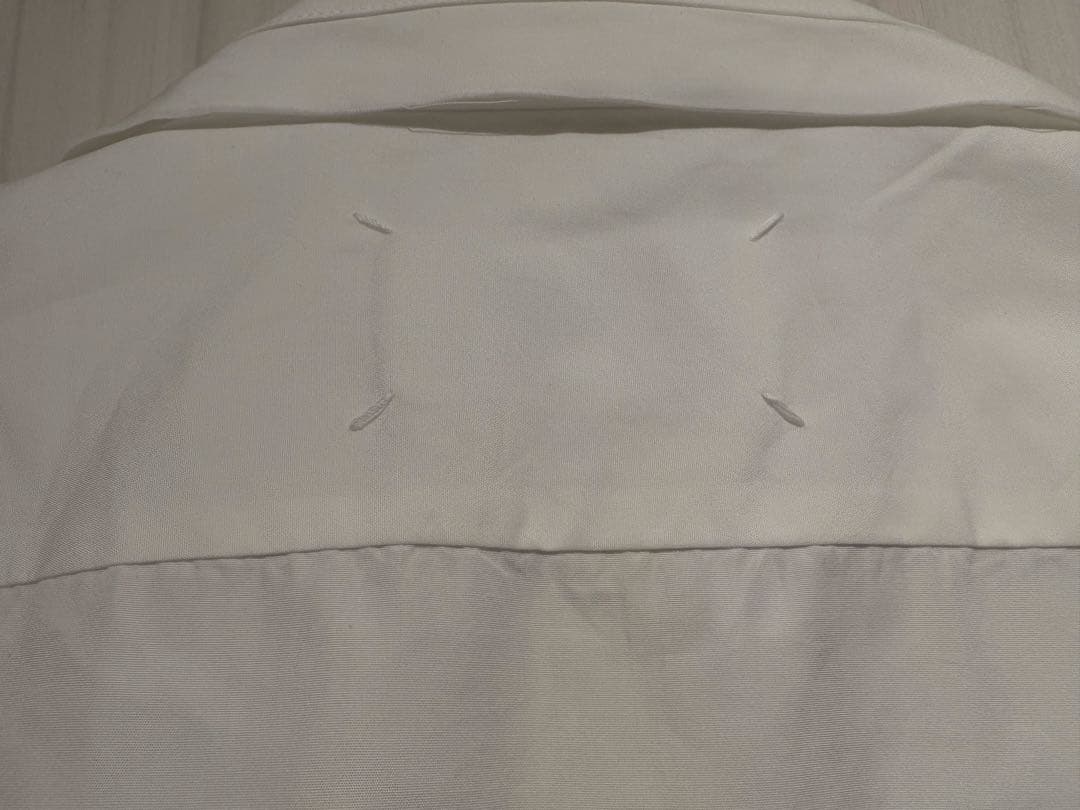 メゾンマルジェラ 20SS オープンカラー　シャツ　インサイドアウト　カットオフ