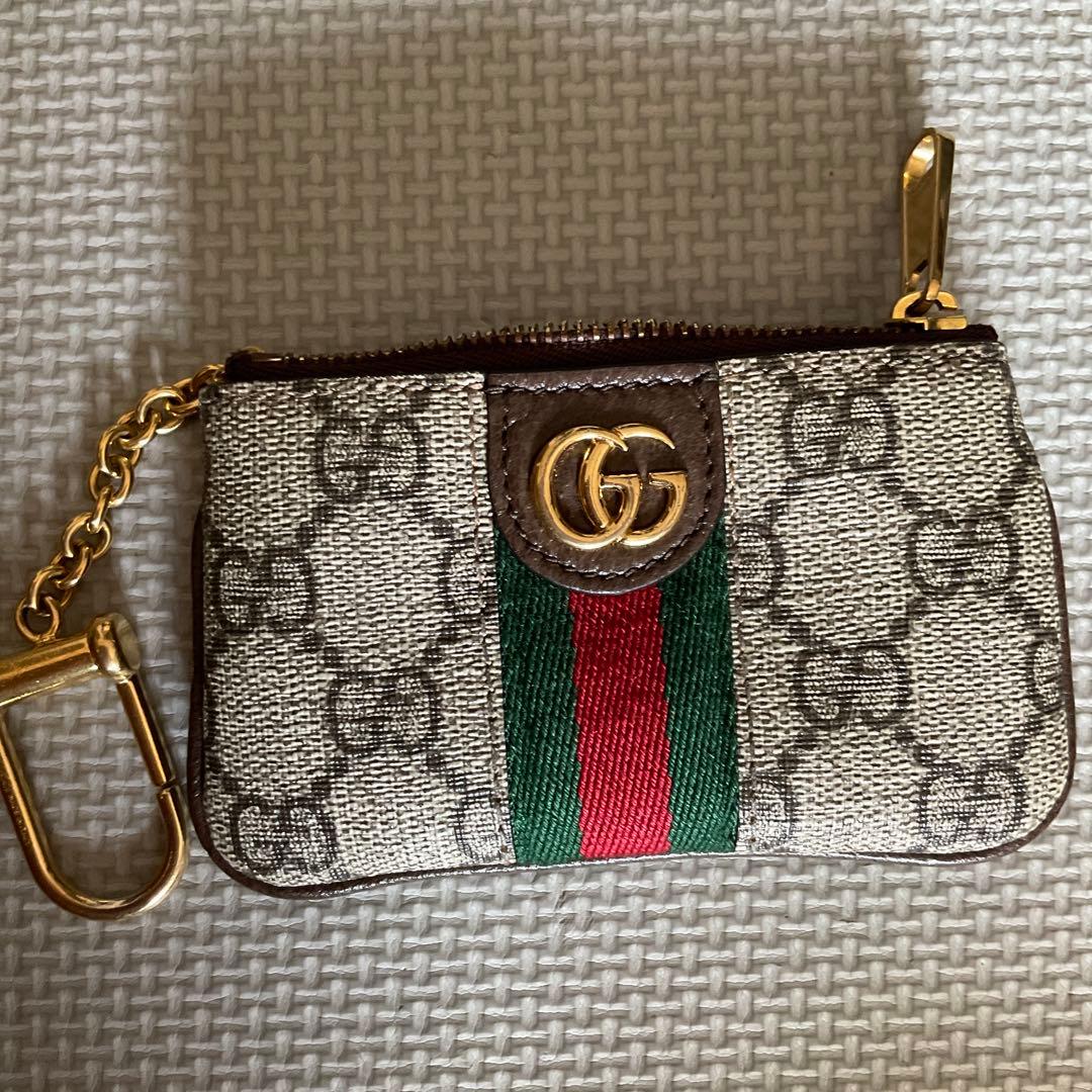 GUCCI 小銭入れ　モノグラム　メンズ　671722 2091