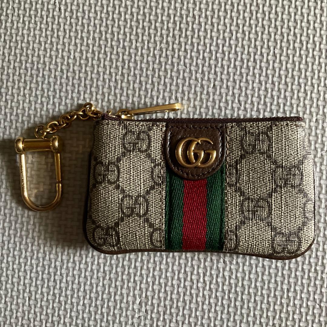 GUCCI 小銭入れ　モノグラム　メンズ　671722 2091