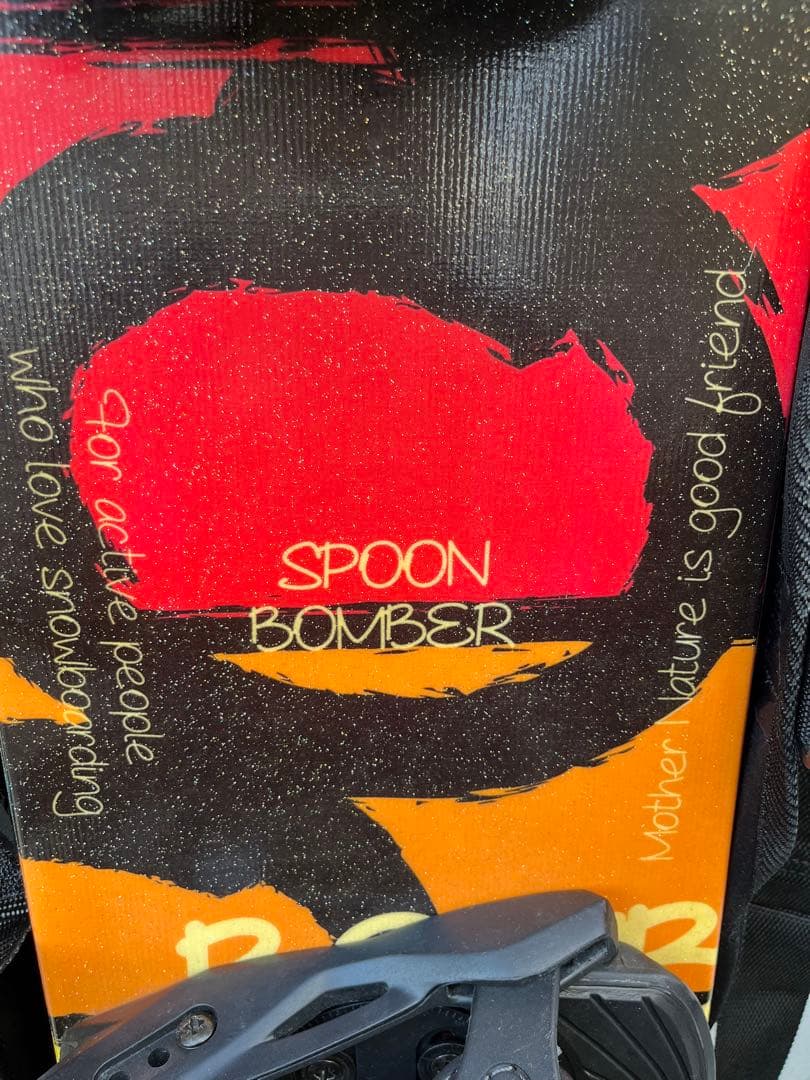 【120、23cm】Spoon スノーボード ビンディング&ブーツ付き