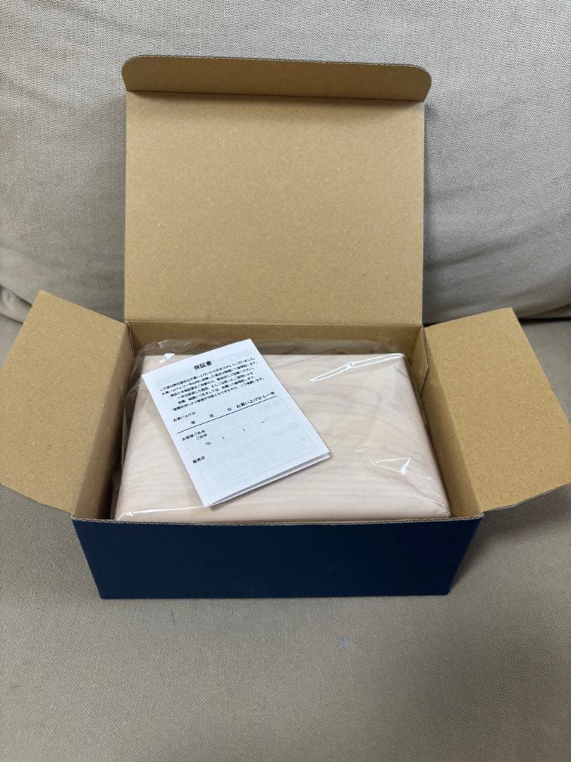 ホワイト木製オルゴール ニデック いのちの名前 収納付き