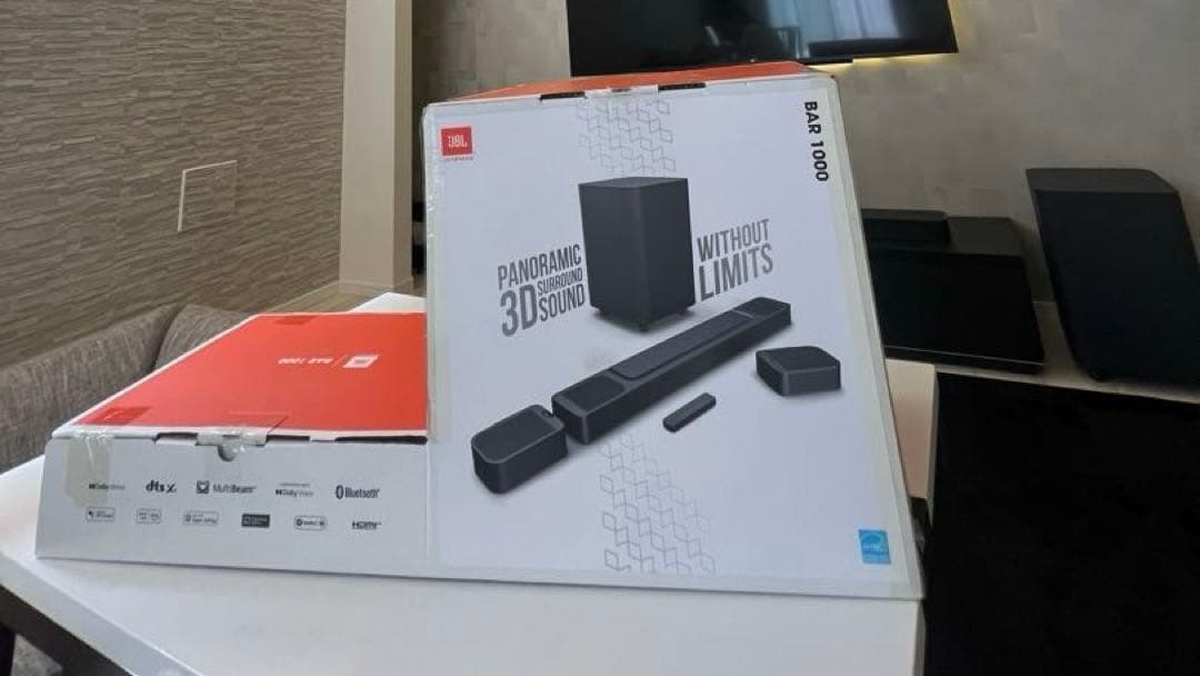 JBL Bar 1000 サウンドバー 3Dサウンド対応