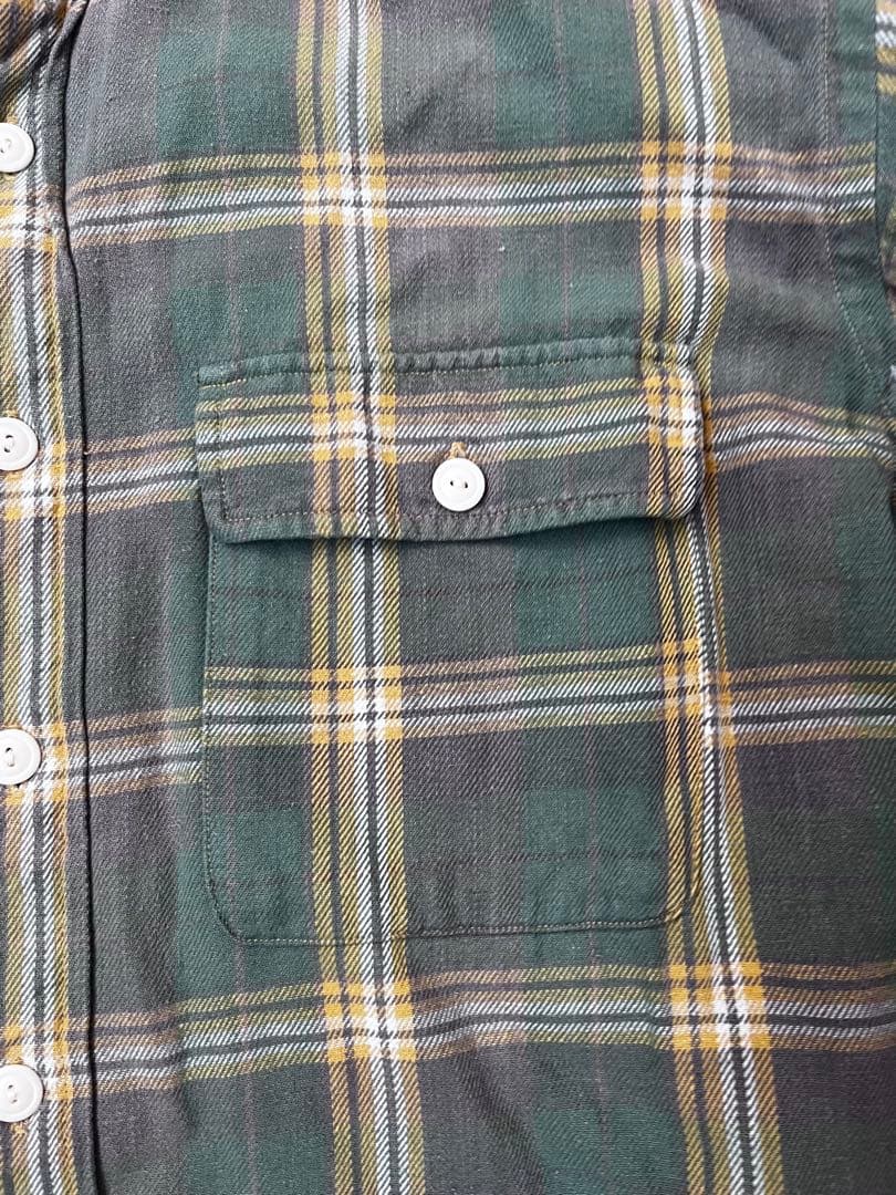 90s 三つ星タグ良配色RRL ネルシャツMサイズ