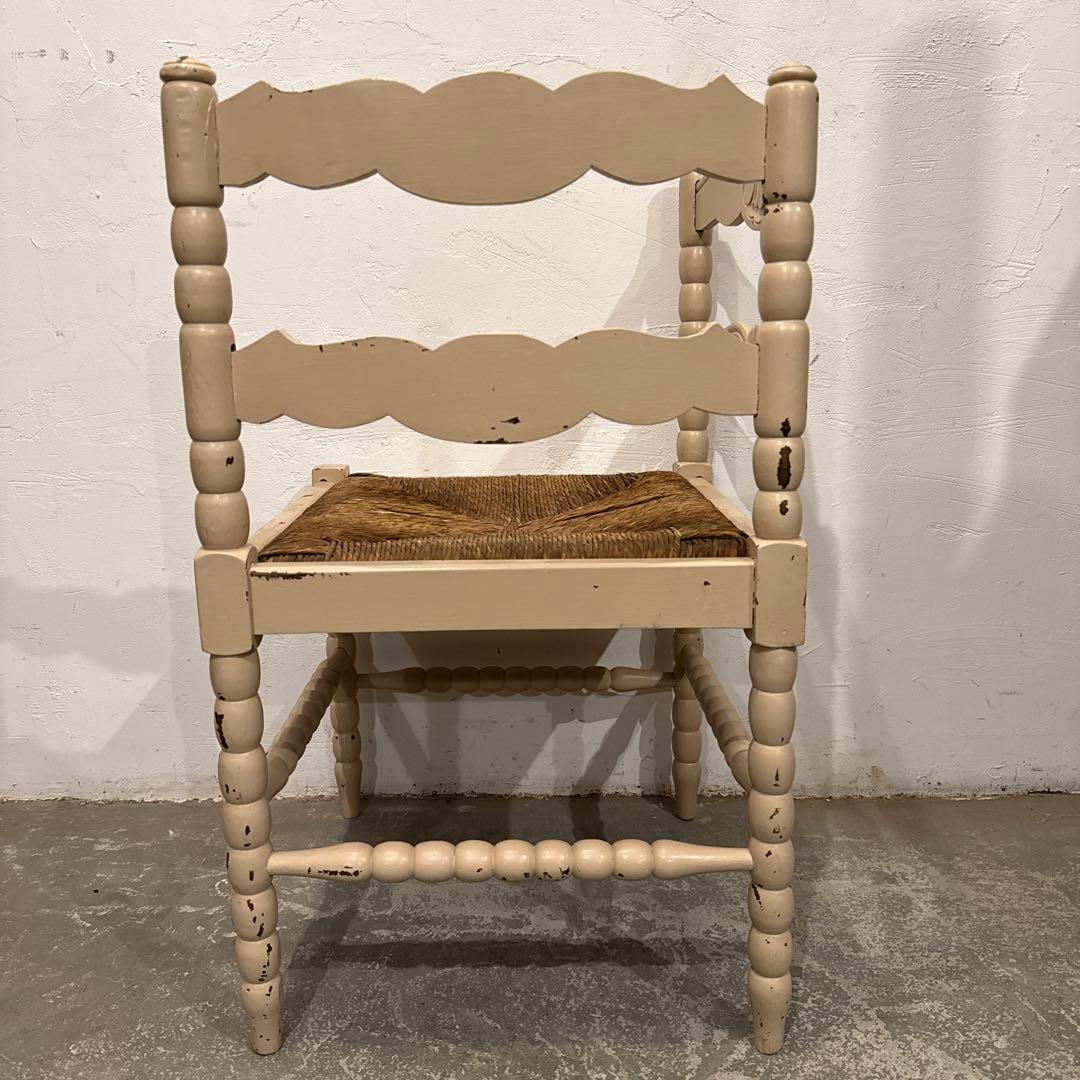 ちっち⚑︎プロフィール必読⚑︎ヴィンテージチェア　コーナーチェア藁座面　1