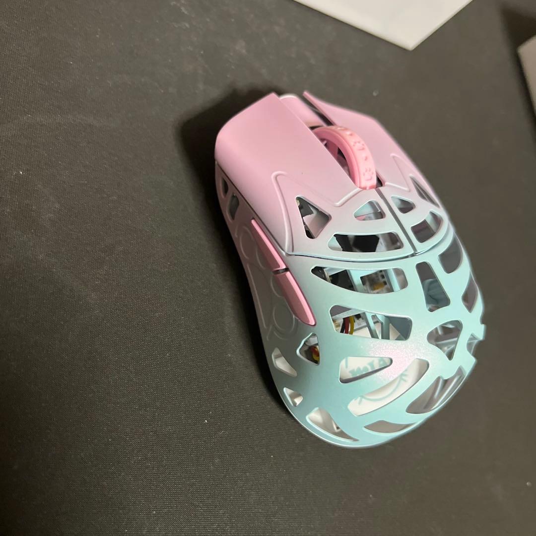 マウス・トラックボール WLMOUSE Beast Miao Pink&Blue