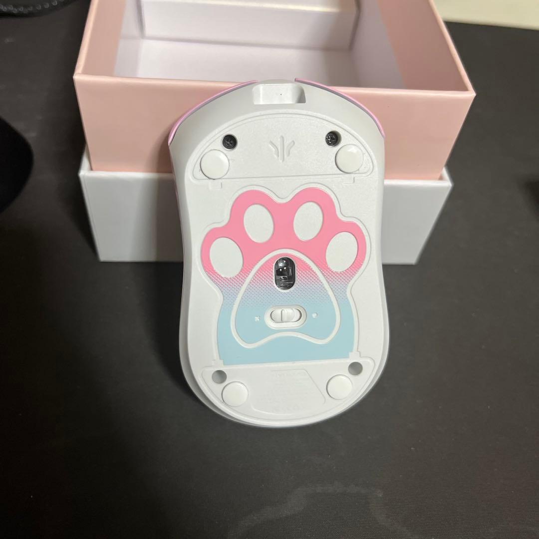 マウス・トラックボール WLMOUSE Beast Miao Pink&Blue