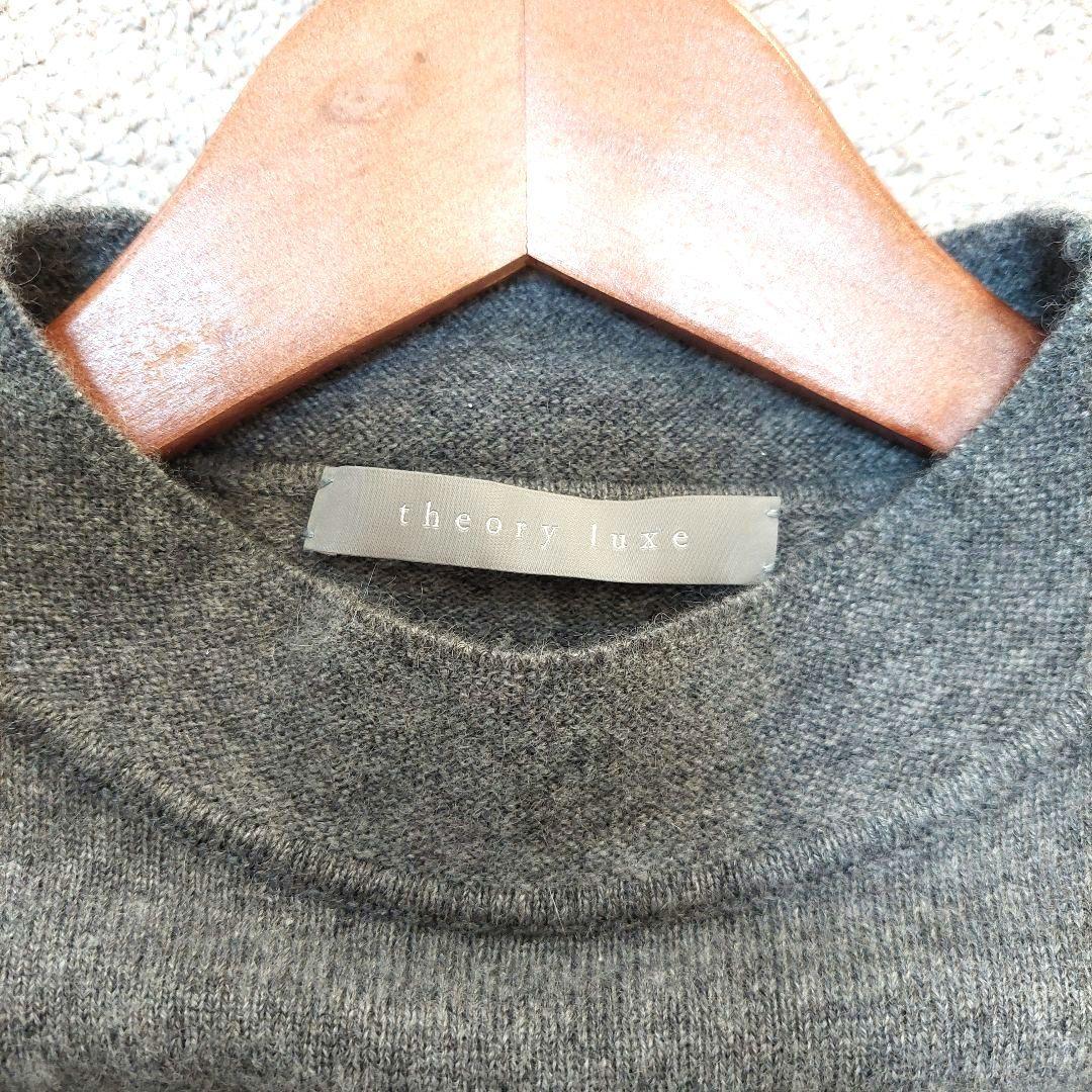 セオリーリュクス　カシミヤ100％ハイネック ニットチュニック　38 極美品✨