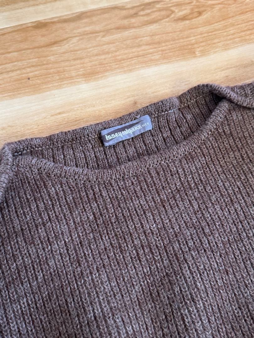 80s Issey Miyake 筆タグ　ニット
