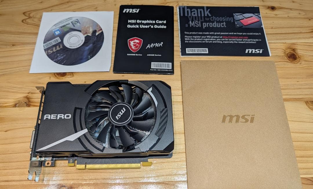 ★【良品】MSI GeForce GTX 1060 AERO ITX 6G OC