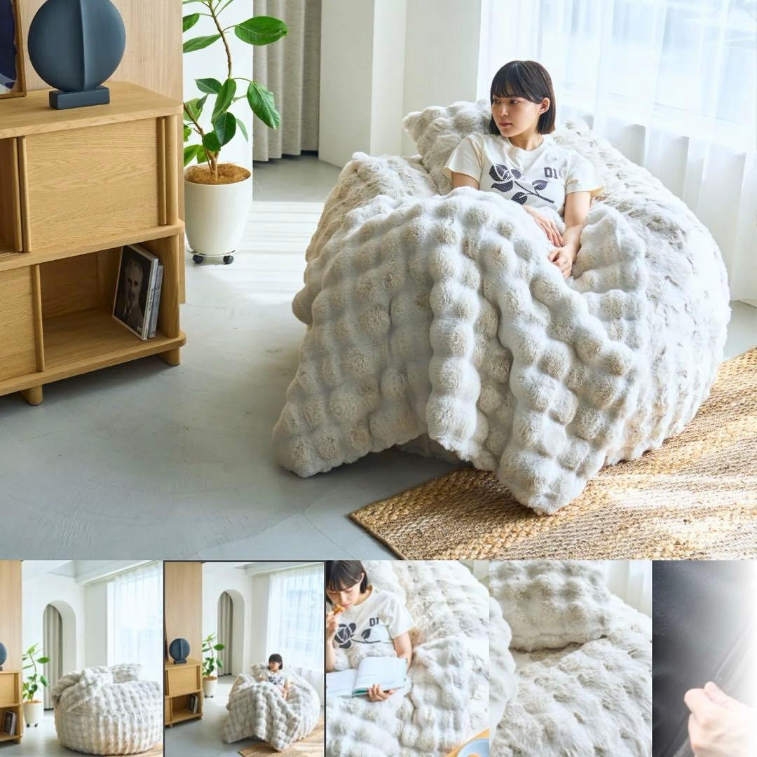 ソファクッション VOFF 3点セット ブランケット クッション