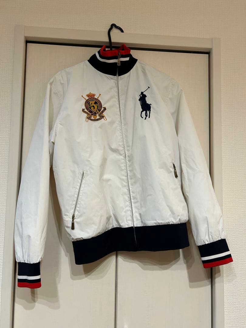 Polo by Ralph Lauren ナイロン M ホワイト ポニー刺繍