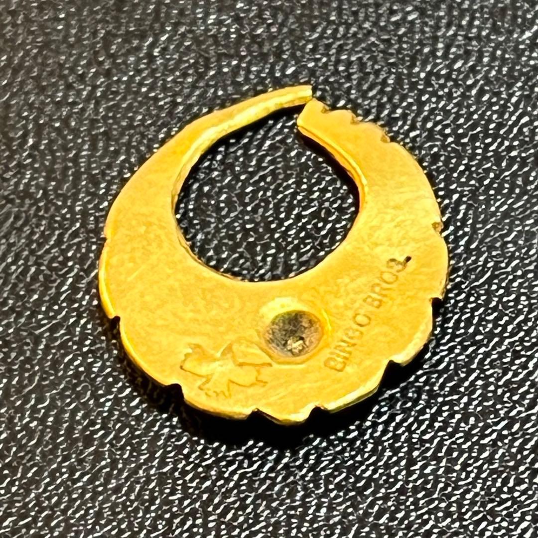 富*虎様 ビンゴブラザーズ　24Kピアス 星×月桂樹 右耳 ゴールド　岩本照Sn