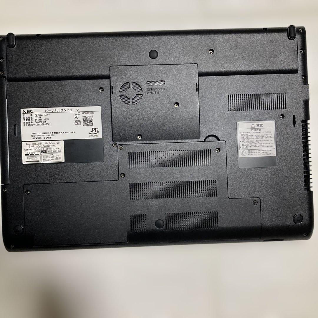 高性能i5＆メモリ8GB 超大容量1TB カメラ付き すぐ使えるノートパソコン