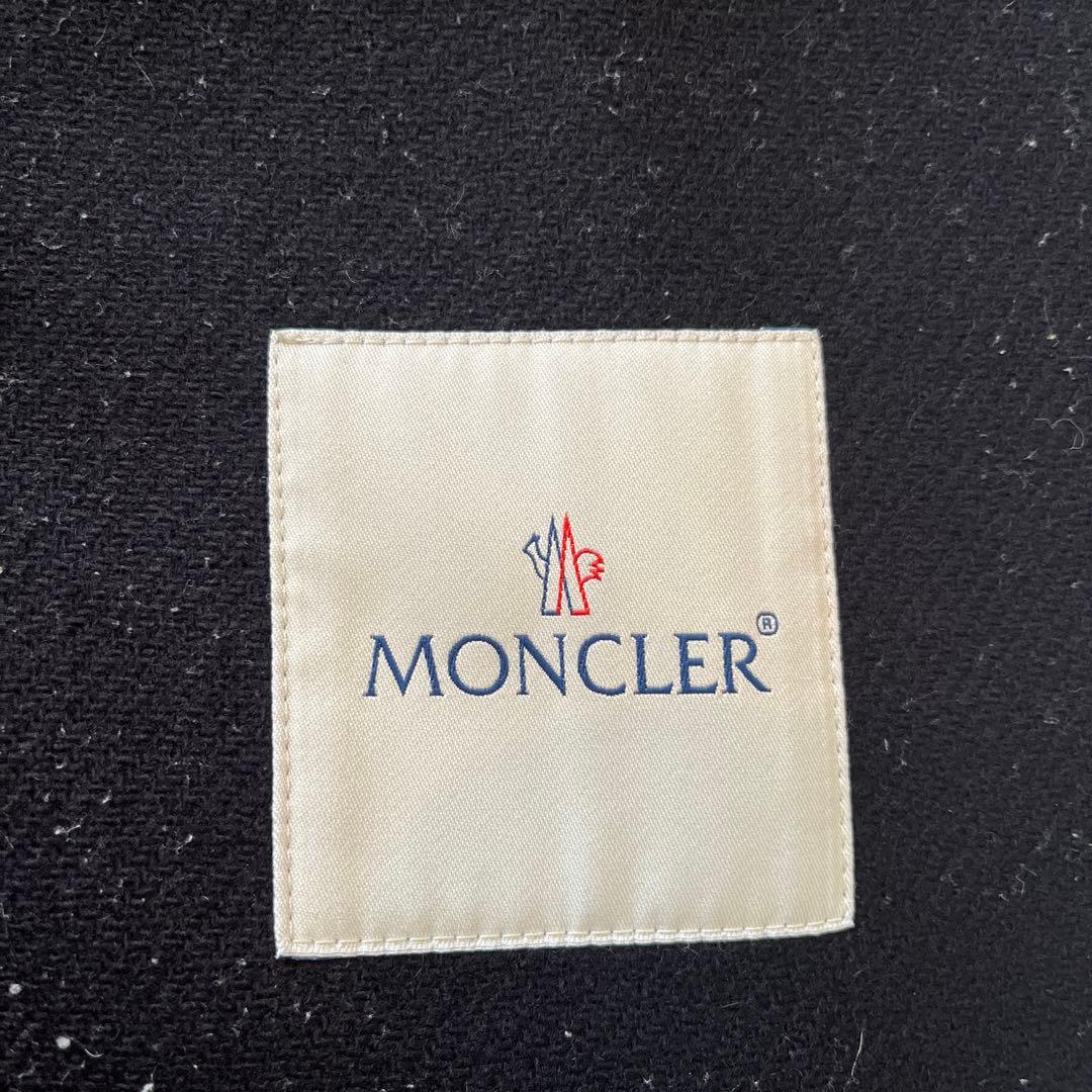 モンクレール　ブラック ロングダウンジャケット