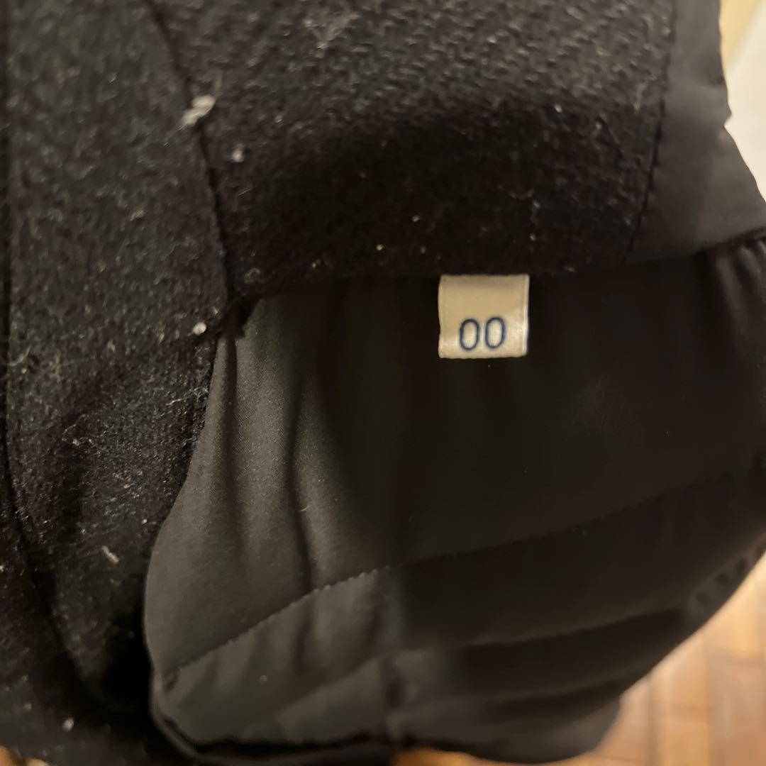 モンクレール　ブラック ロングダウンジャケット