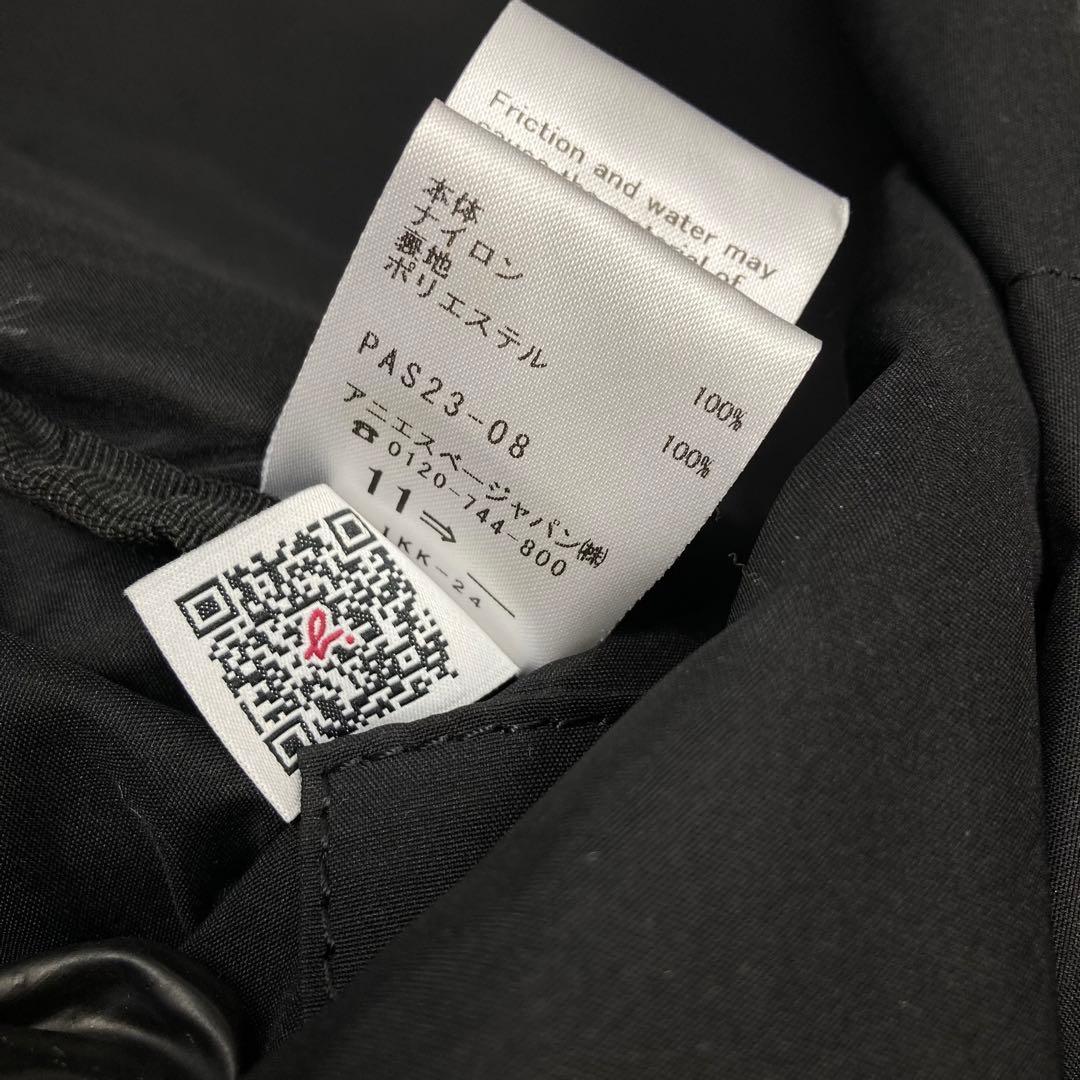 【美品】agnes b. ナイロンリュック ブラック 多ポケット 軽量