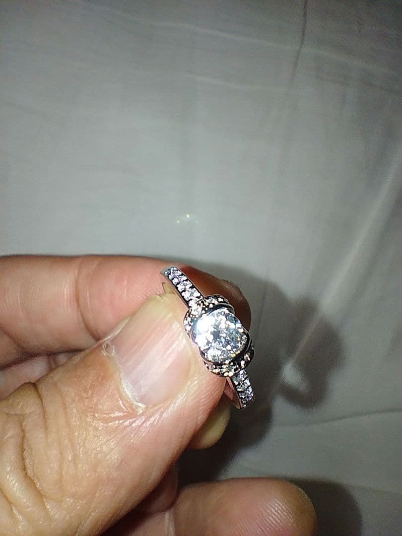 リボン　SILVERリング