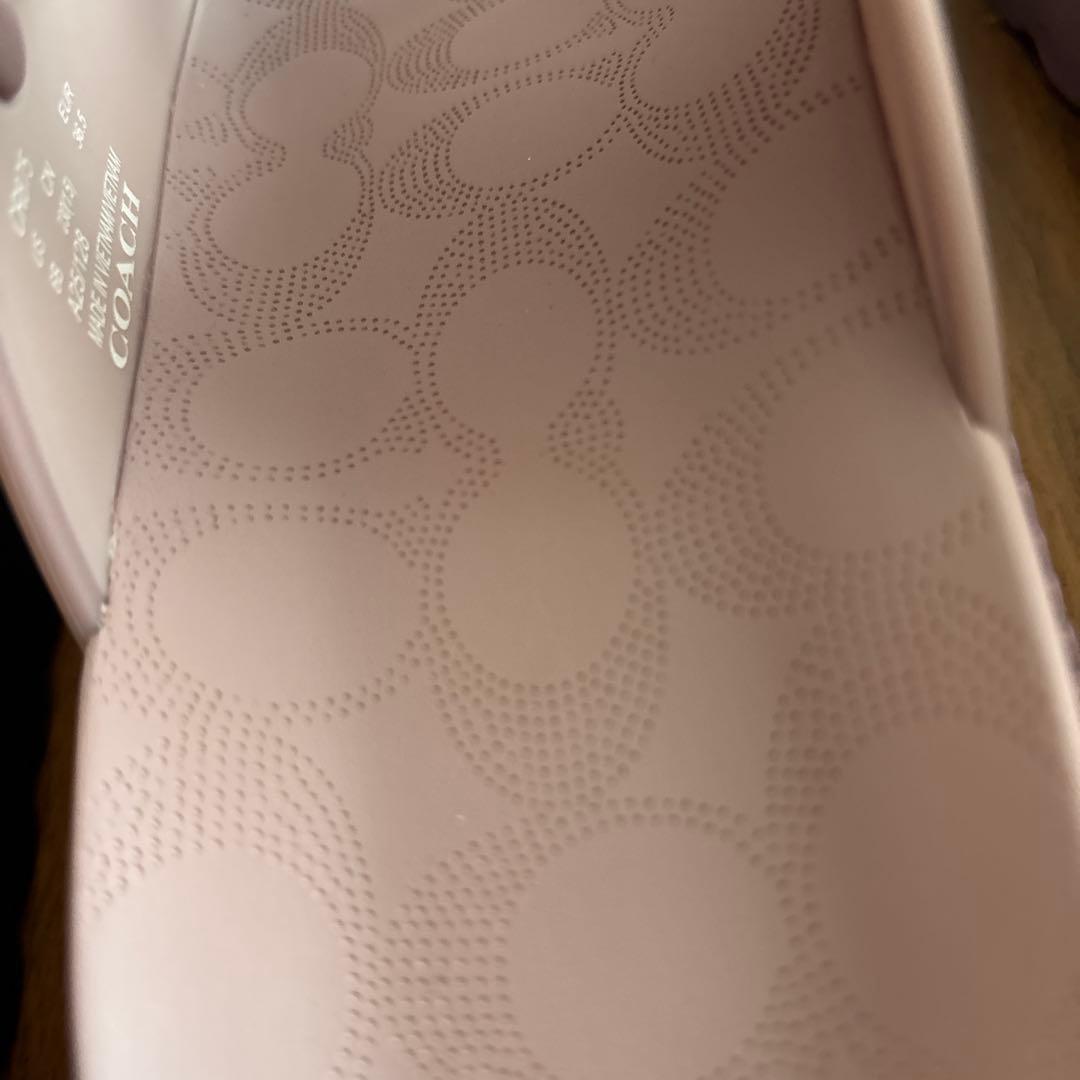 coach未使用　COACH SIGNATURE レイニーサンダル
