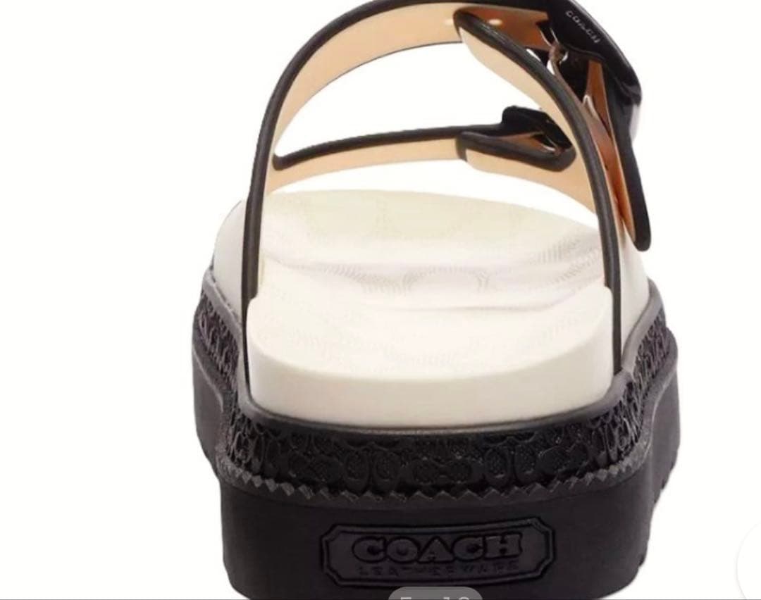 coach未使用　COACH SIGNATURE レイニーサンダル