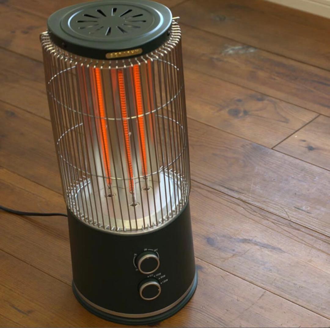 新品未開封　遠赤外線ヒーター ストゥーファ 電気ストーブ グリーン 保証書付