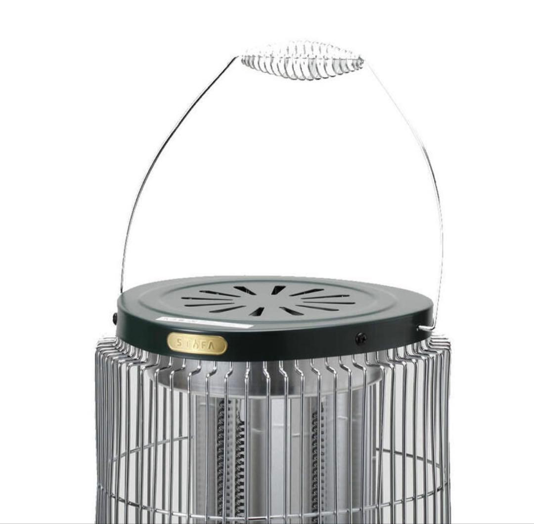 新品未開封　遠赤外線ヒーター ストゥーファ 電気ストーブ グリーン 保証書付