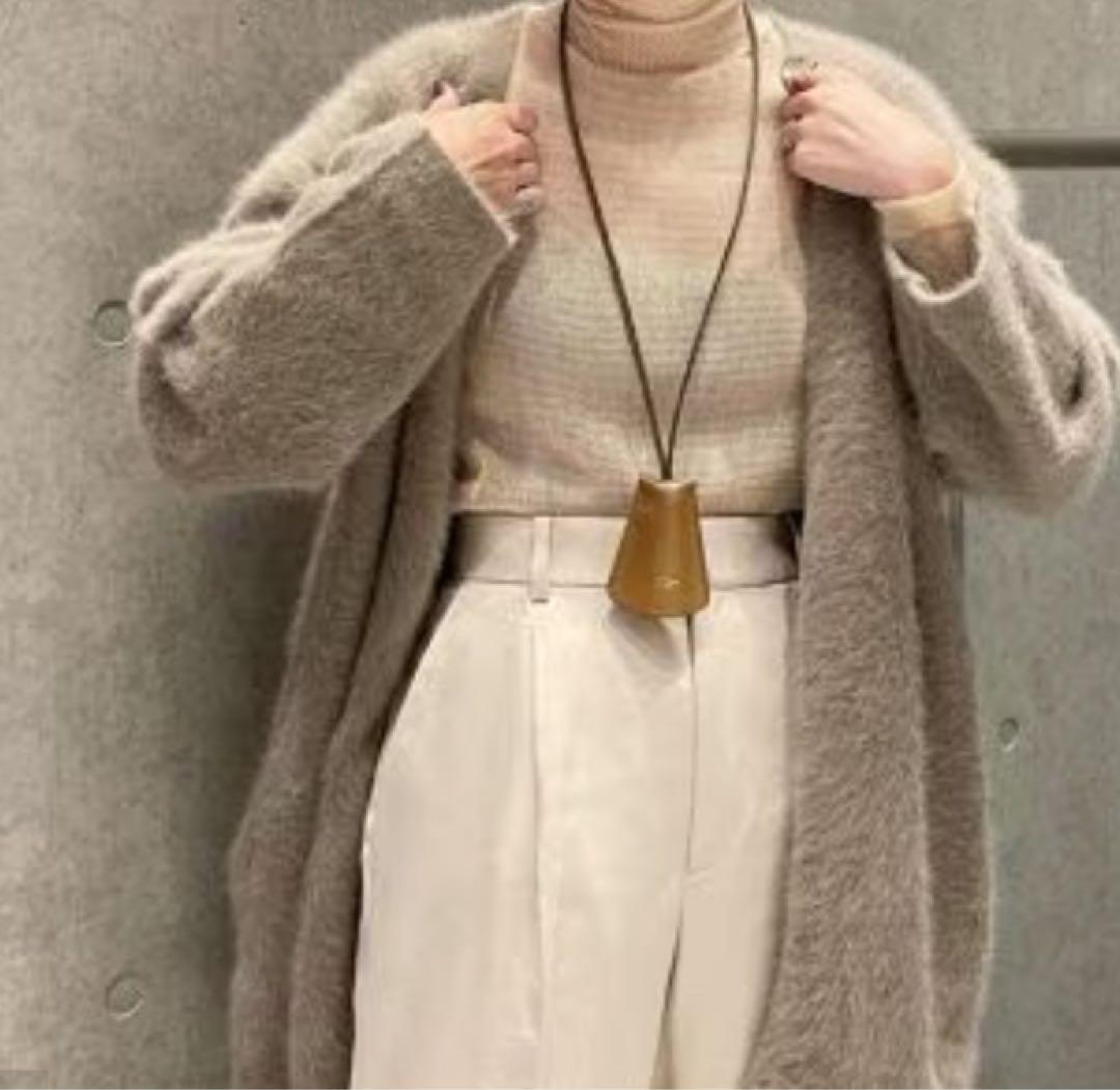 【新品未使用】★お値下中★ IENA フォックスカシミヤ Vネックカーディガン