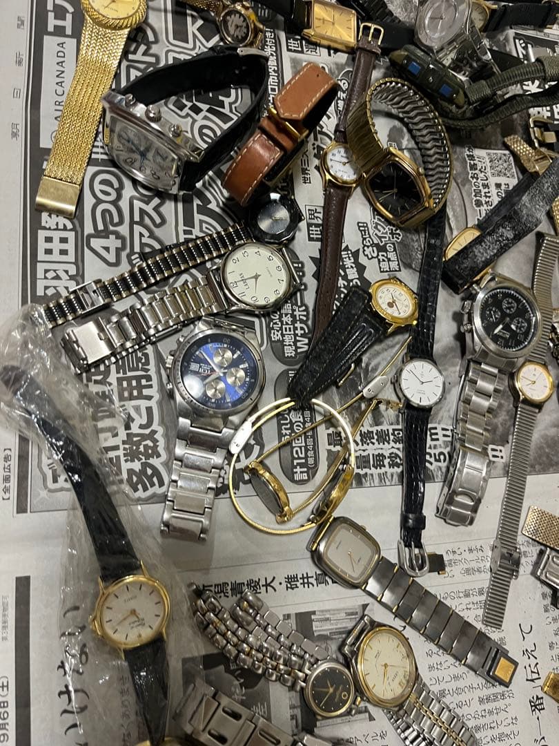 ジャンク時計まとめ売り！６０点以上！