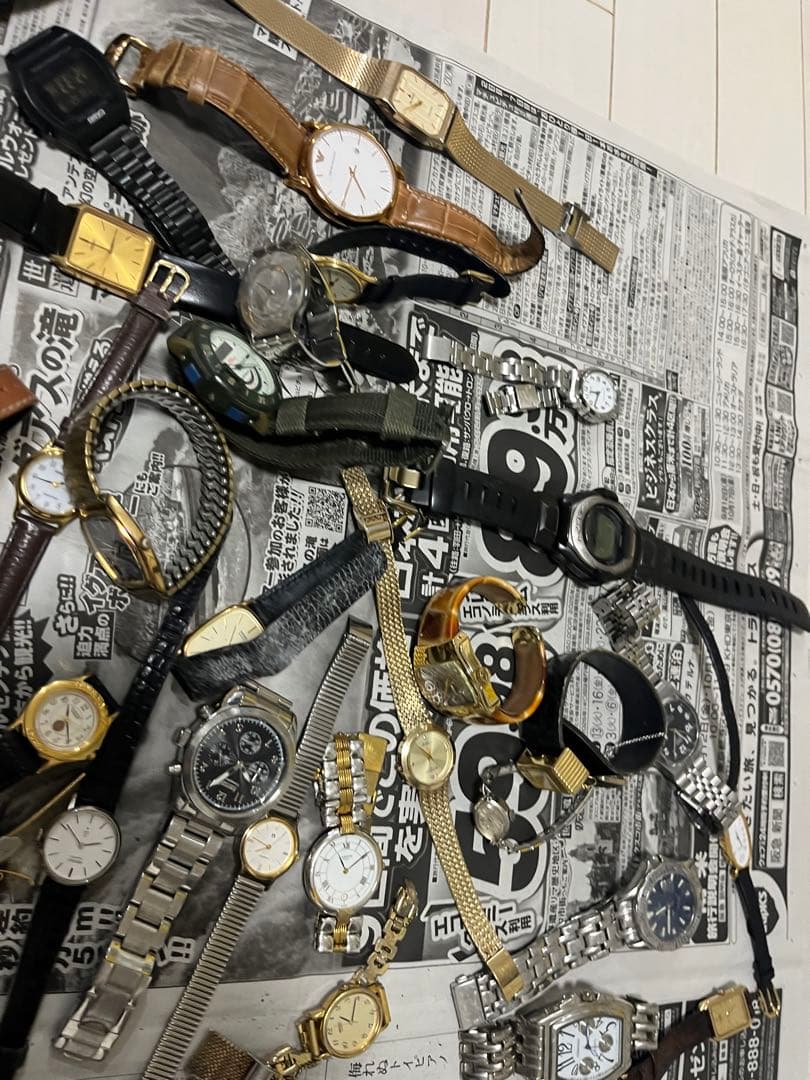 ジャンク時計まとめ売り！６０点以上！
