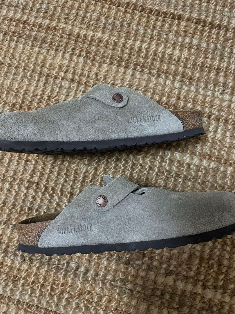 BIRKENSTOCK / Boston スエードレザー トープ　39 ボストン