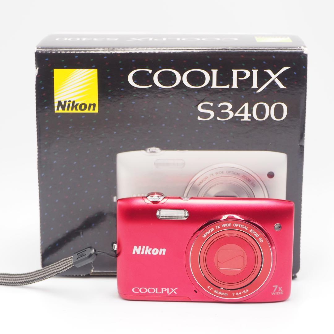 デジタルカメラ Nikon COOLPIX S3400 動作確認済み