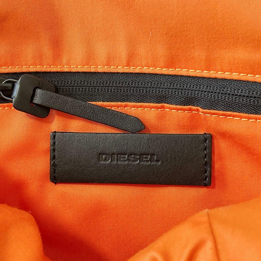 美品✨DIESEL ディーゼル デニム キャンパス レザー ボディーバッグ 希少